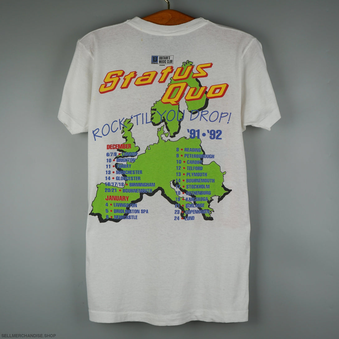 Vintage 1992 Status Quo t-shirt