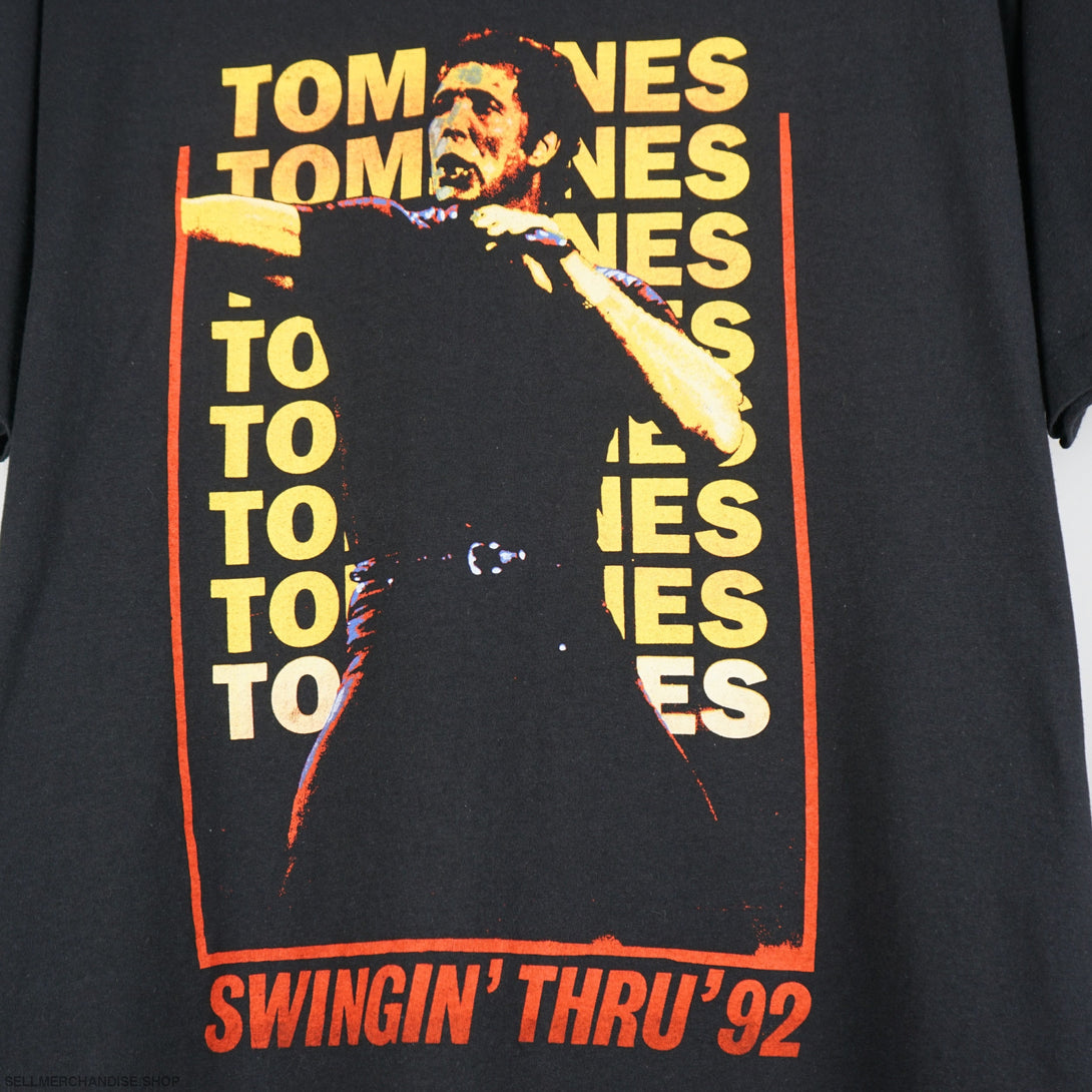 Vintage 1992 Tom Jones Tour t-shirt