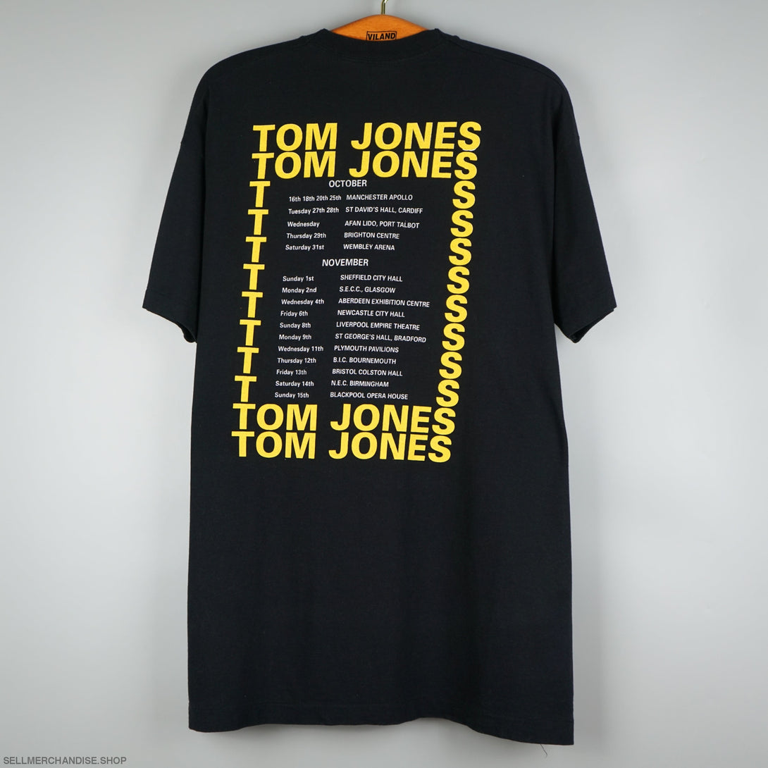 Vintage 1992 Tom Jones Tour t-shirt