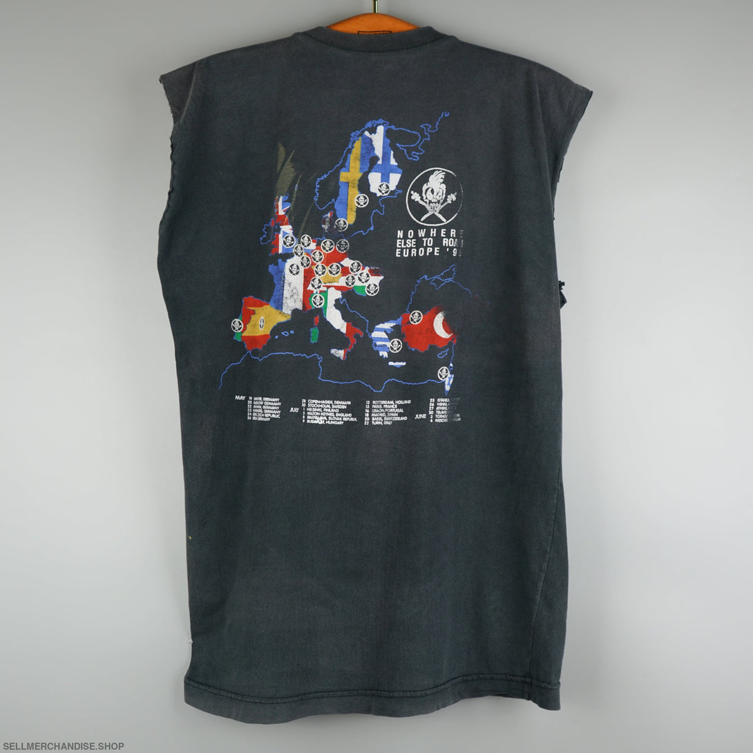 Vintage 1993 Metallica No Where Else To Roam t-shirt Eu Tour