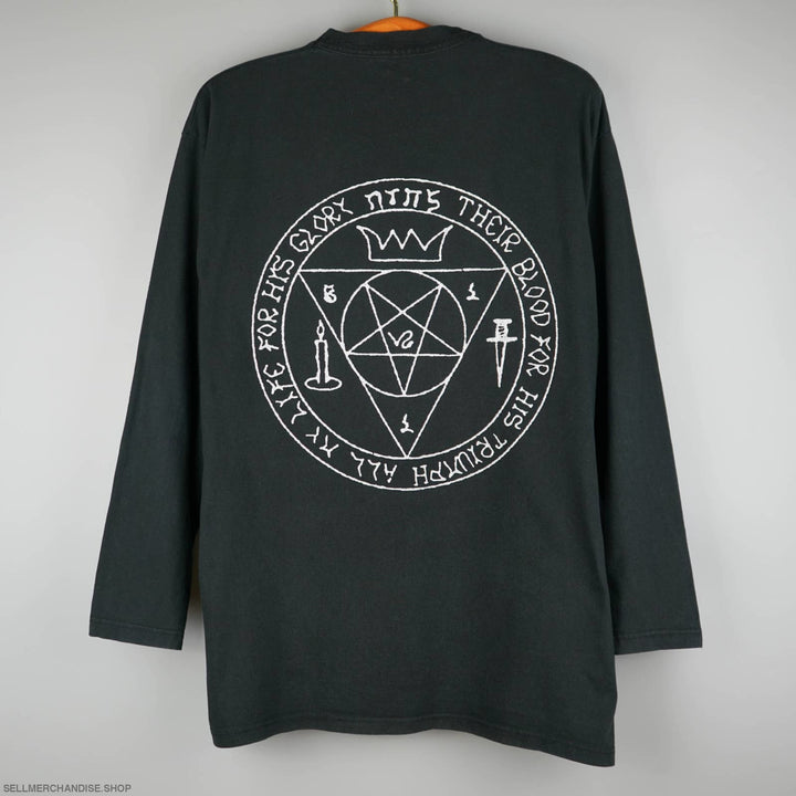 Vintage 1993 Samael Band T-Shirt Black Metal