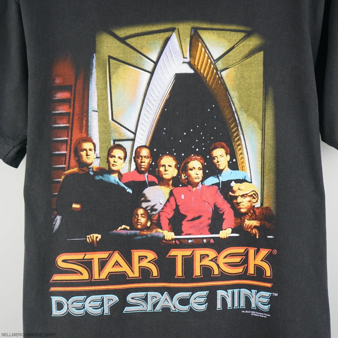 Vintage 1993 Star Trek T-Shirt Deep Space Nine
