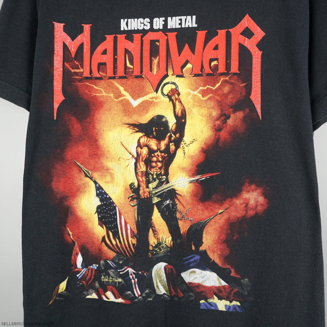 Vintage 1994-95 Manowar tour t-shirt Agony and Ecstasy