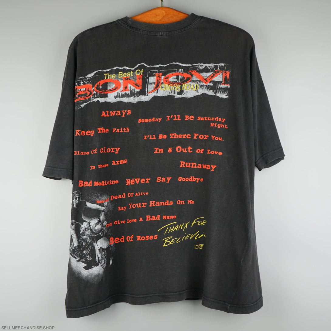 Vintage 1994 Bon Jovi t-shirt Cross Road album