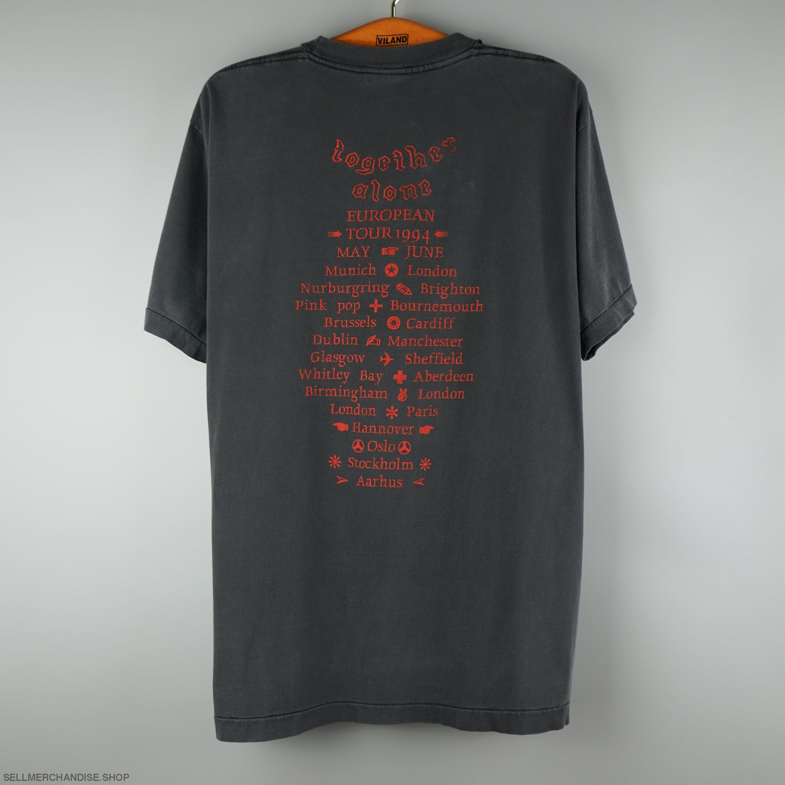 Vintage 1994 Crowded House T-Shirt Together Alone