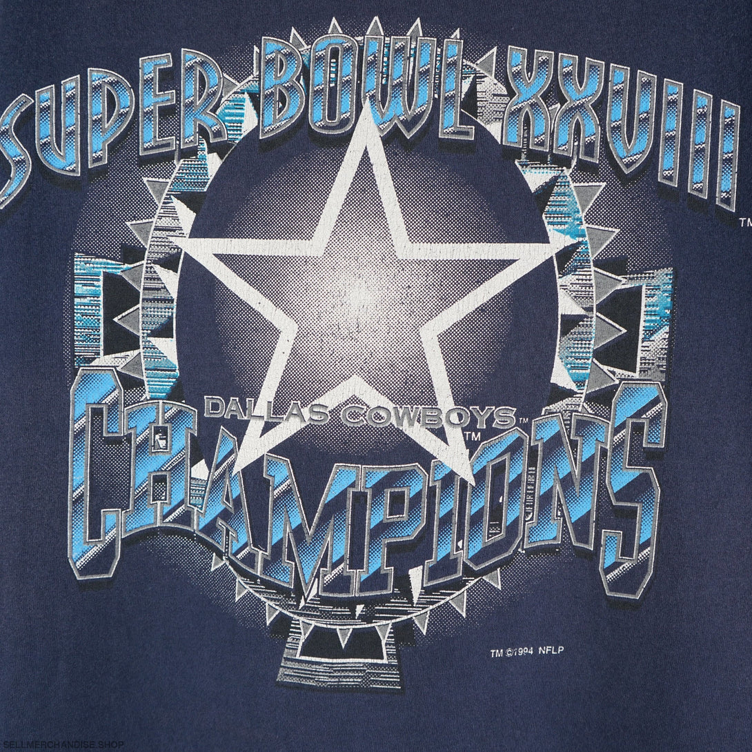Vintage 1994 Dallas Cowboys 28 Superbowl t-shirt