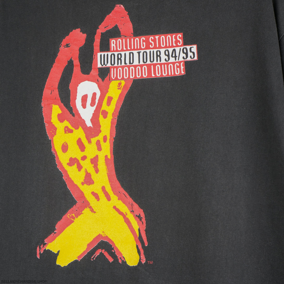 Vintage 1994 Rolling Stones Voodoo tour t-shirt