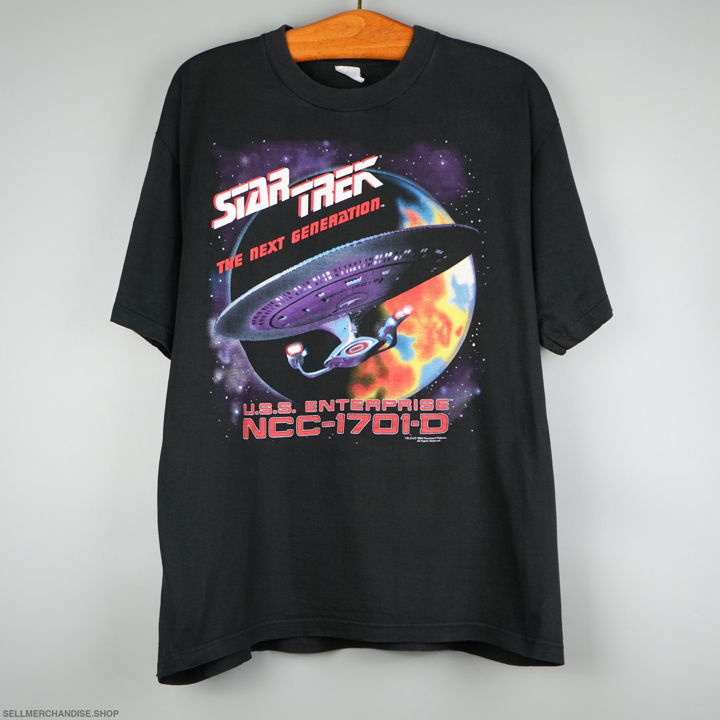 Vintage 1994 Star Trek Generations Single Stitch outlet Tee Size X-Large