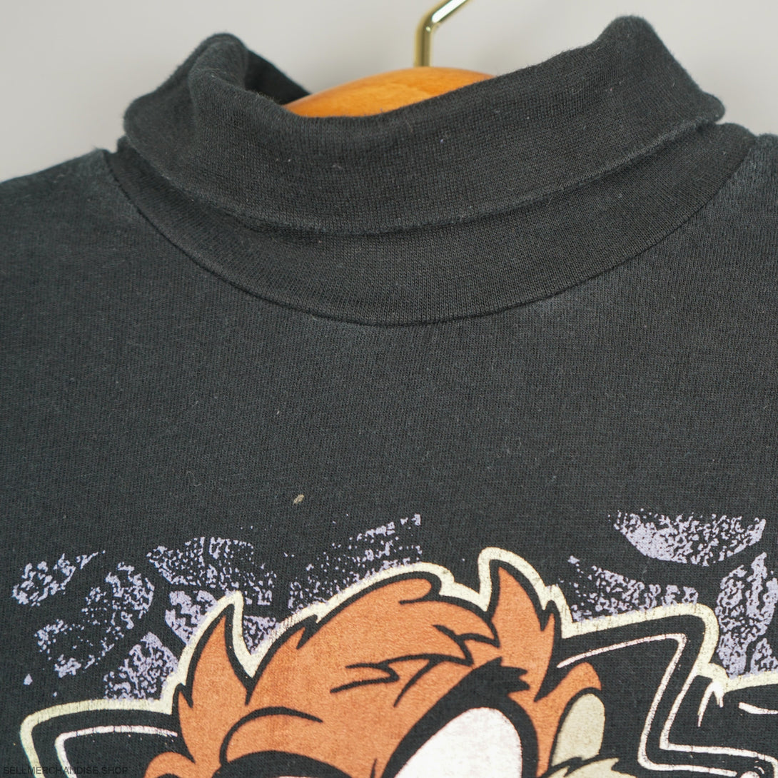 Vintage 1994 TAZ Tasmanian Devil Turtle neck sweatshirt