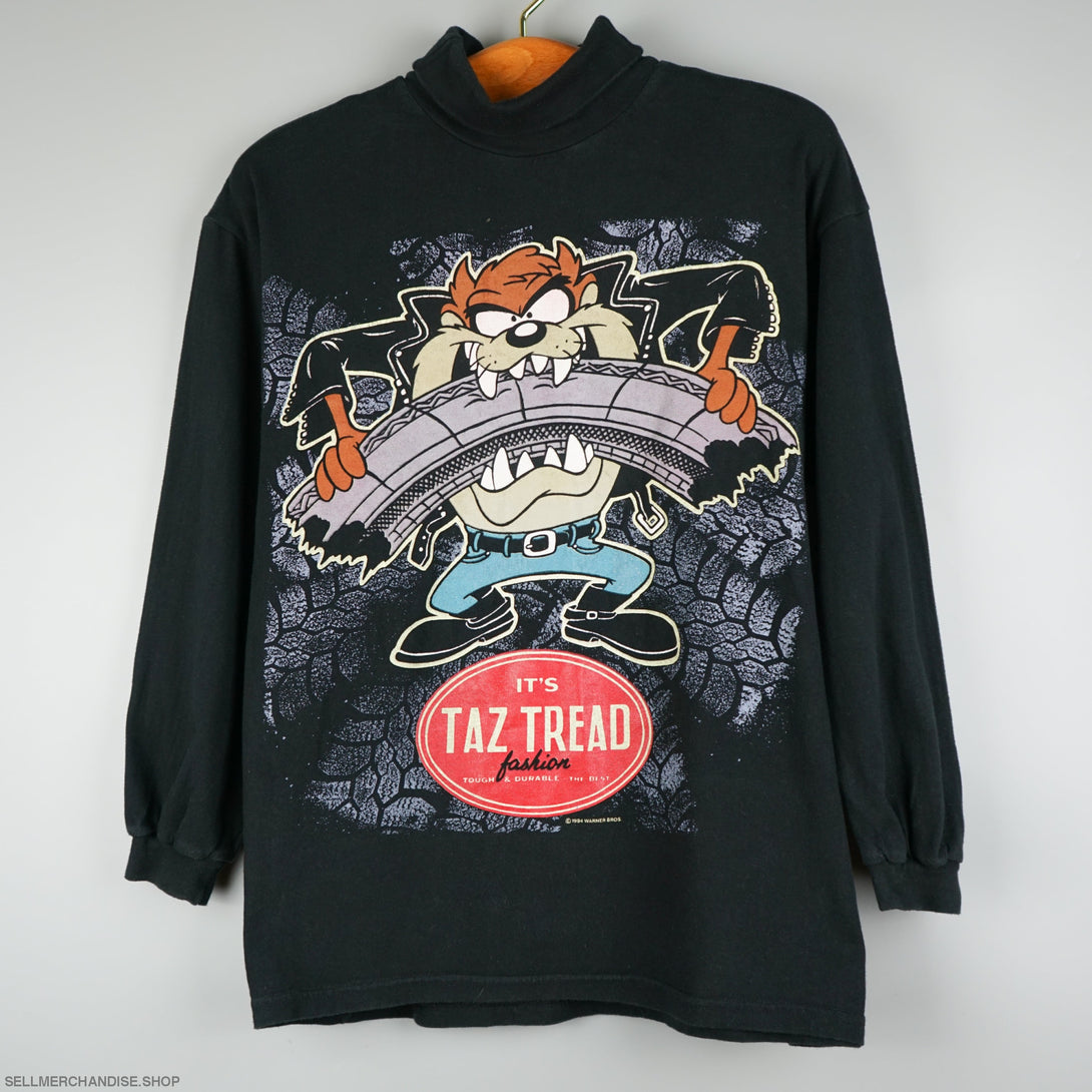 Vintage 1994 TAZ Tasmanian Devil Turtle neck sweatshirt