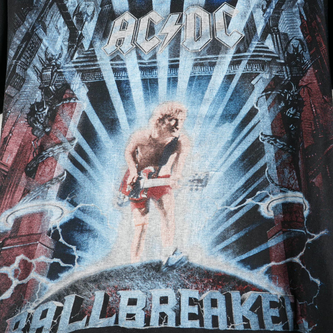 Vintage 1995 ACDC T-Shirt BallBreaker tour All Over Print