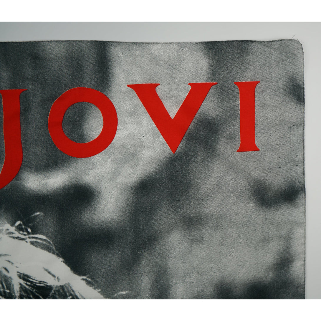 Vintage 1995 Bon Jovi Textile Banner