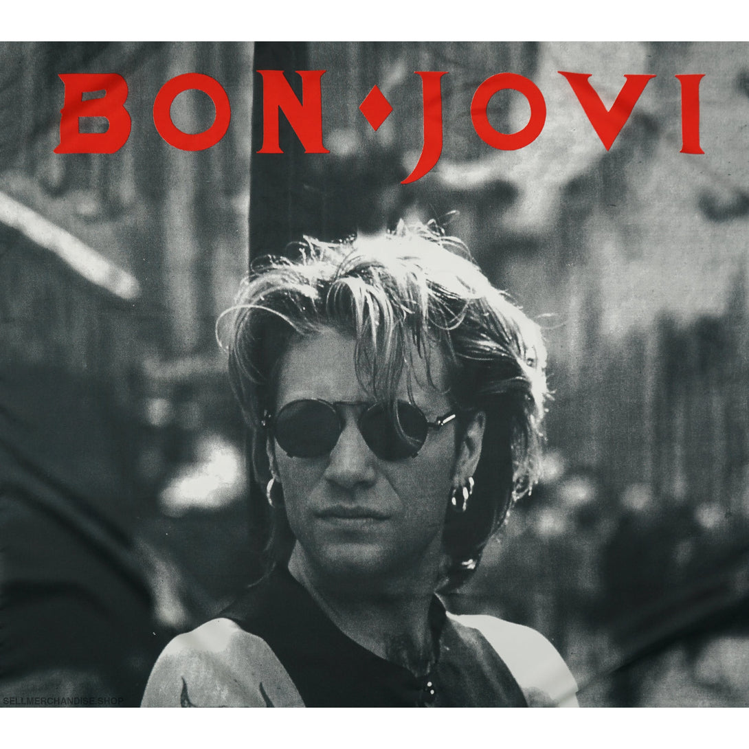 Vintage 1995 Bon Jovi Textile Banner