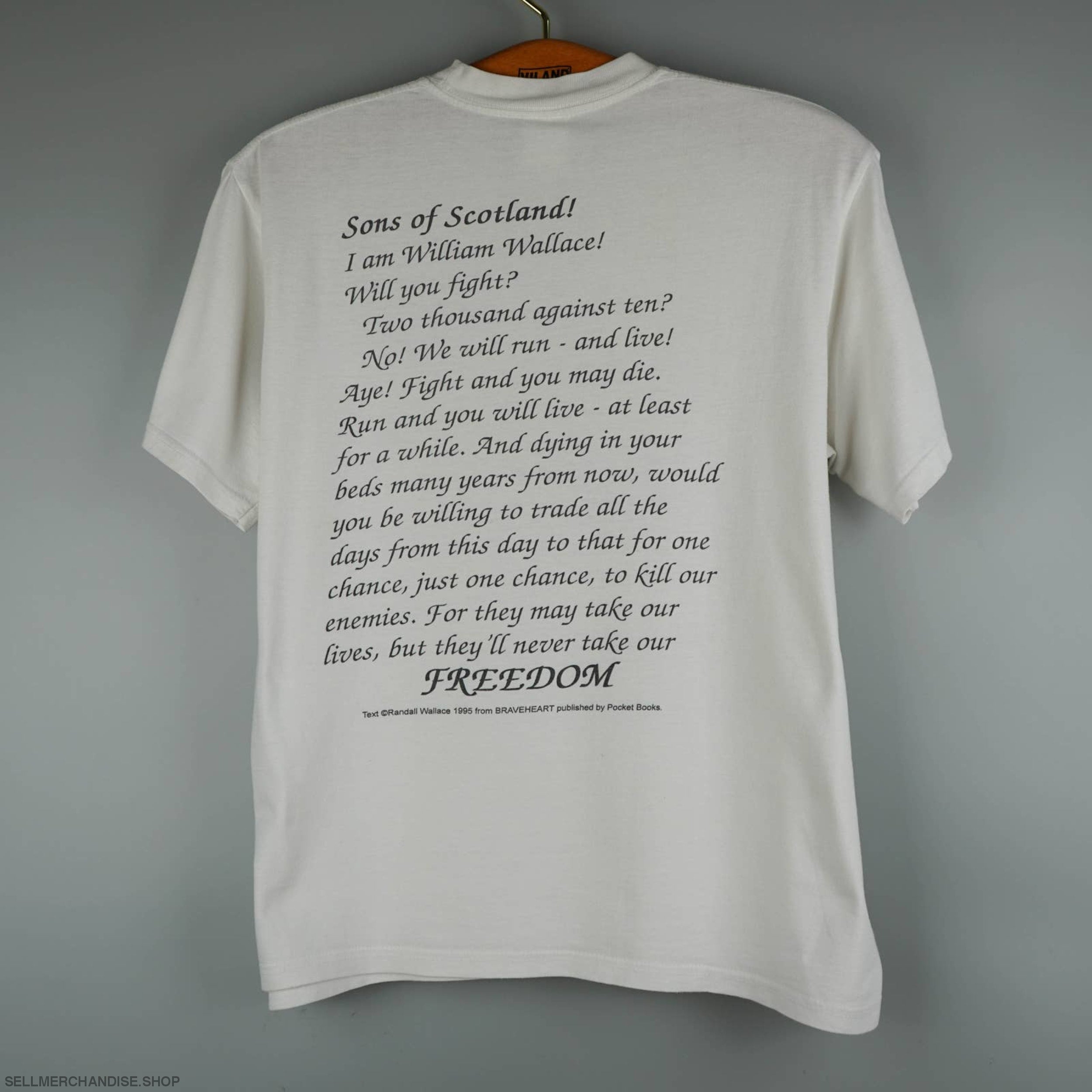 Vintage 1995 Braveheart t-shirt