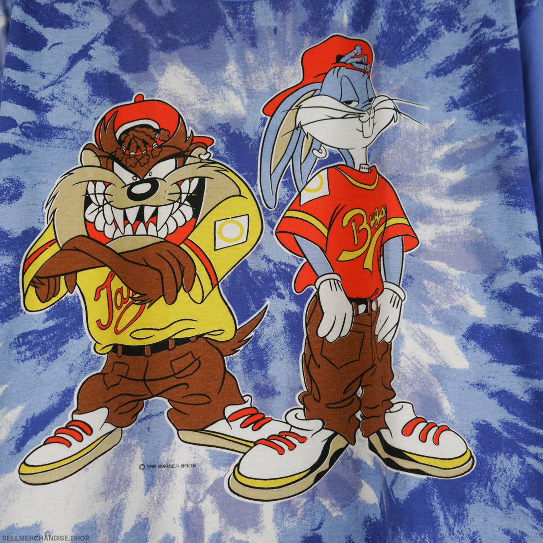 Vintage 1995 Bugs Bunny & Taz Tasmanian devil t-shirt