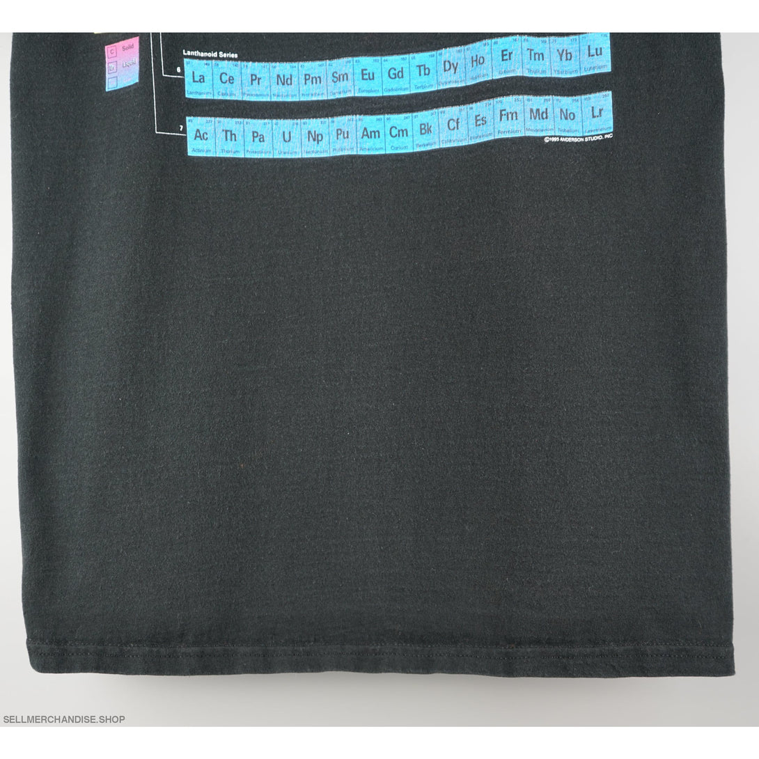 Vintage 1995 Periodic Table Of Elements T-Shirt