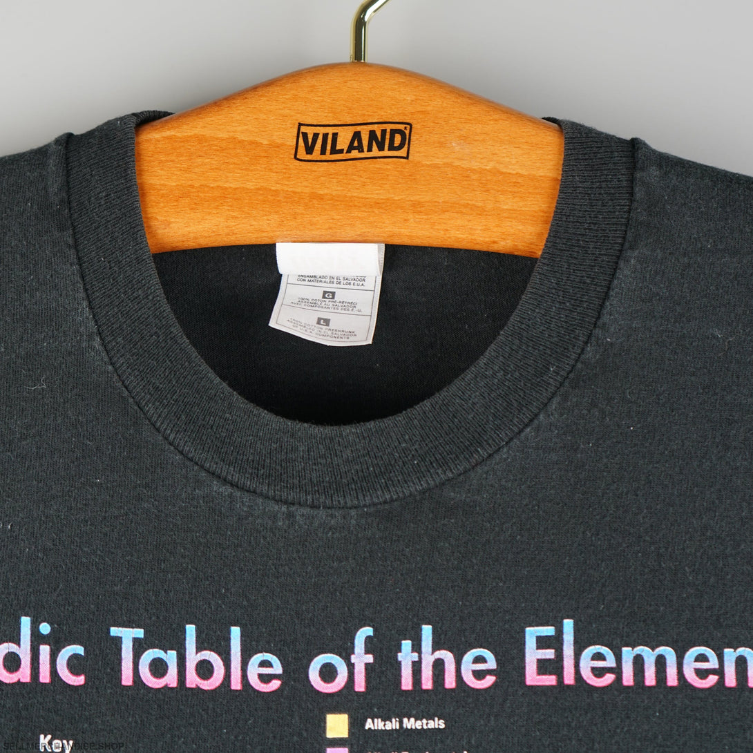 Vintage 1995 Periodic Table Of Elements T-Shirt