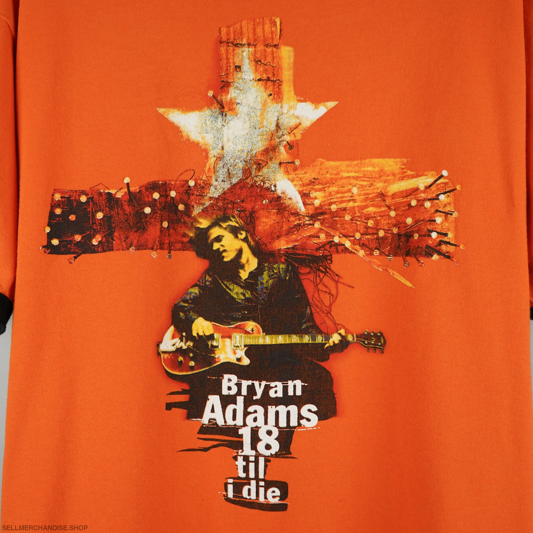 Vintage 1996 Bryan Adams Tour T-Shirt 18 Till I Die