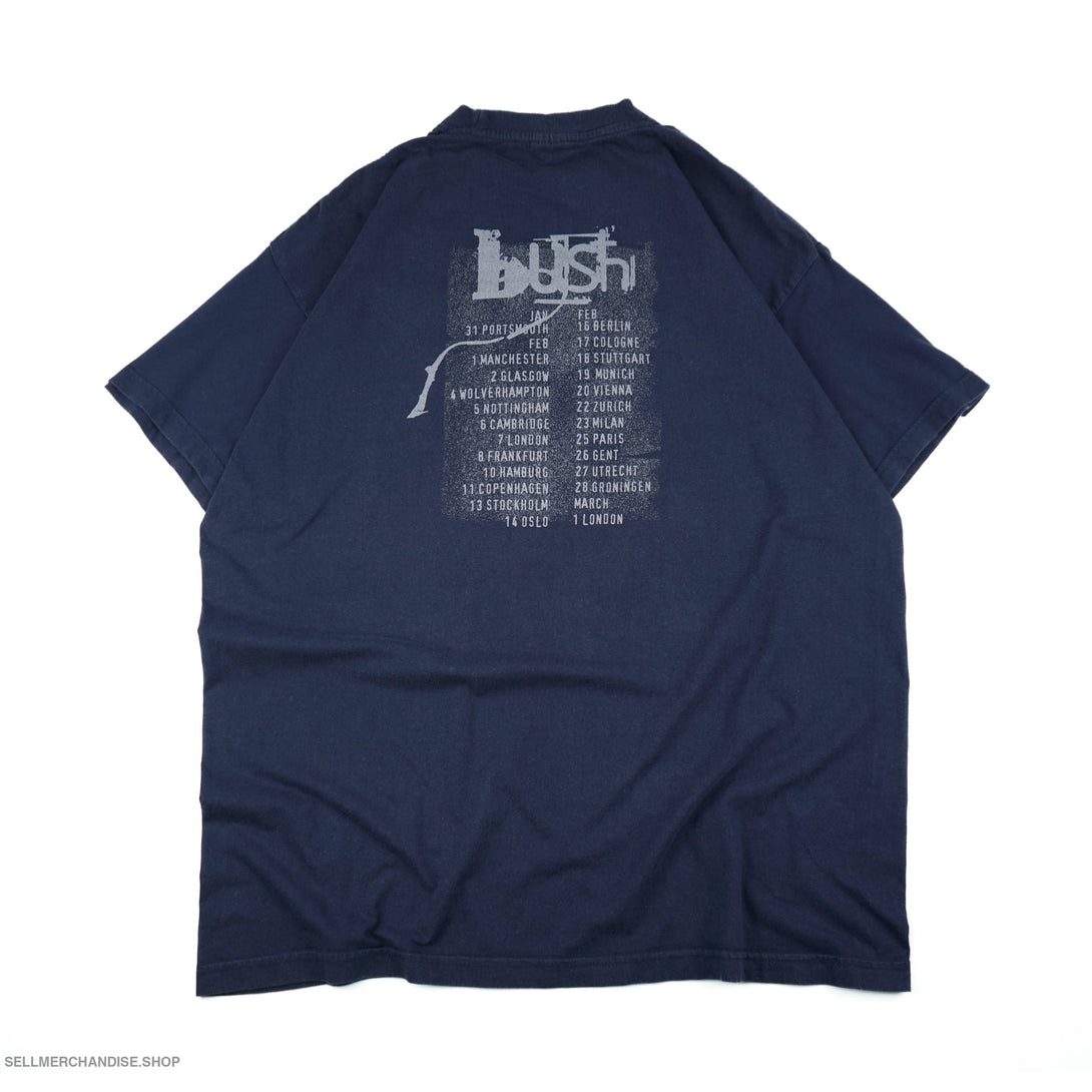 Vintage 1996 Bush Band Tour T-Shirt Razorblade Suitcase