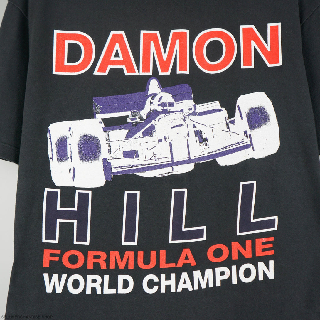 Vintage 1996 F1 Damon Hill Promo t-shirt