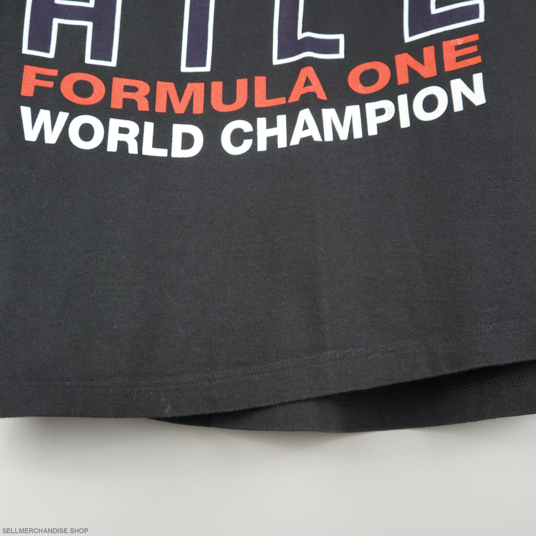 Vintage 1996 F1 Damon Hill Promo t-shirt