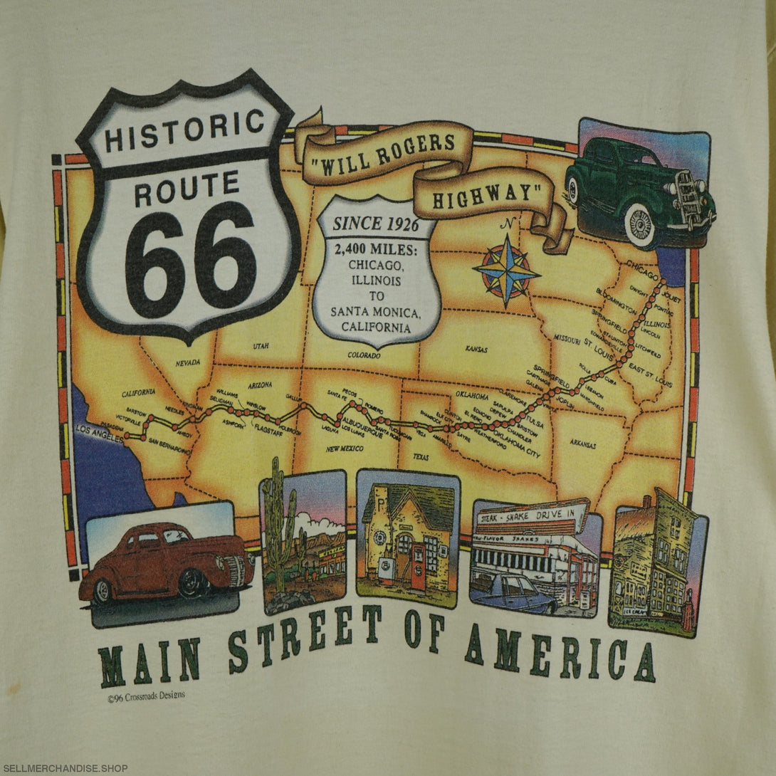 1990s H-D Road 66 t-shirt