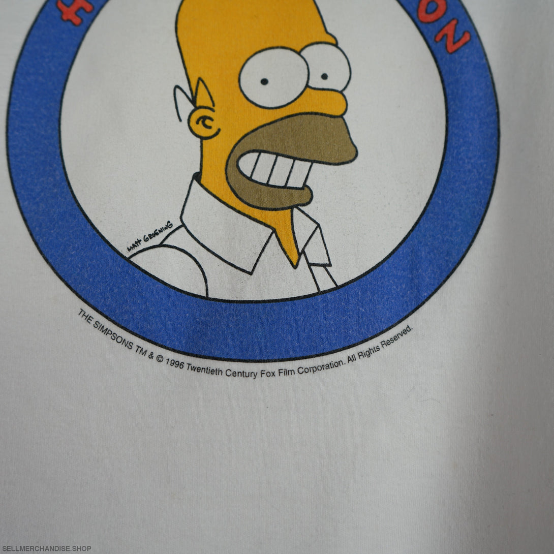 Vintage 1996 Homer Simpson Face t-shirt