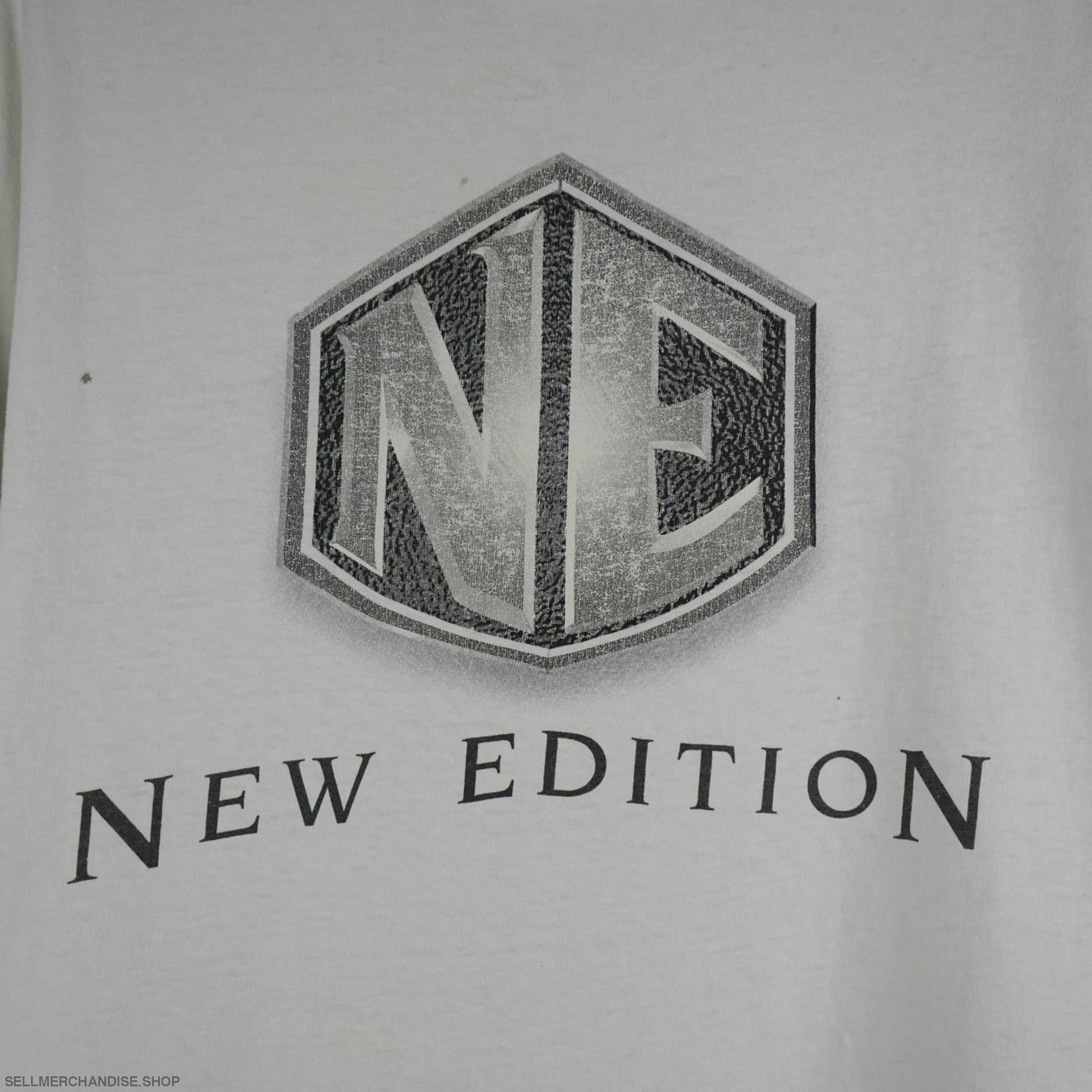 洋楽 New Edition  Again Vintage 1996 New Edition Band Home Again Tour T-Shirt