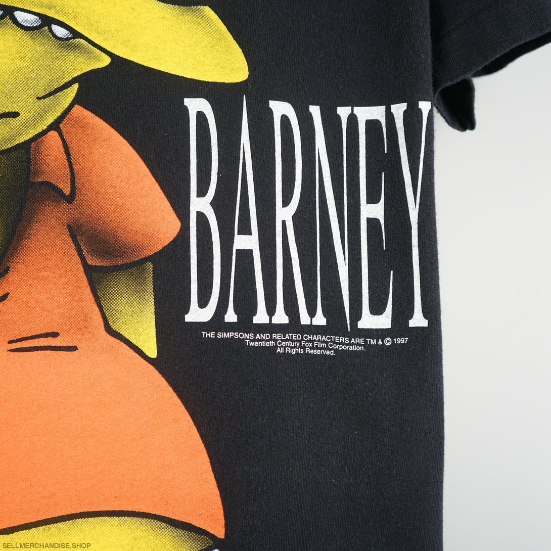 Vintage LAST OFFER!!! 1997 Barney The Simpsons T-Shirt