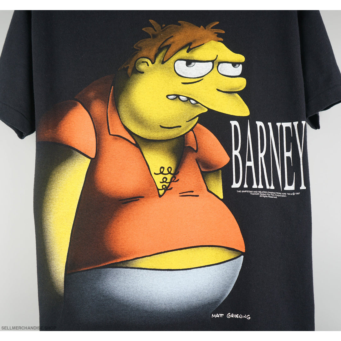 Vintage LAST OFFER!!! 1997 Barney The Simpsons T-Shirt