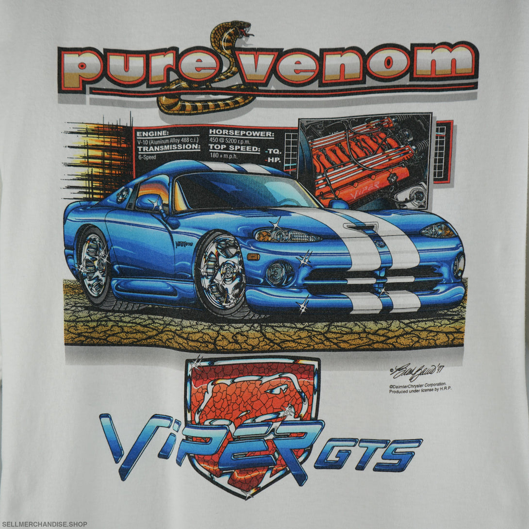 Vintage 1997 Dodge Viper GTS Promo T-Shirt