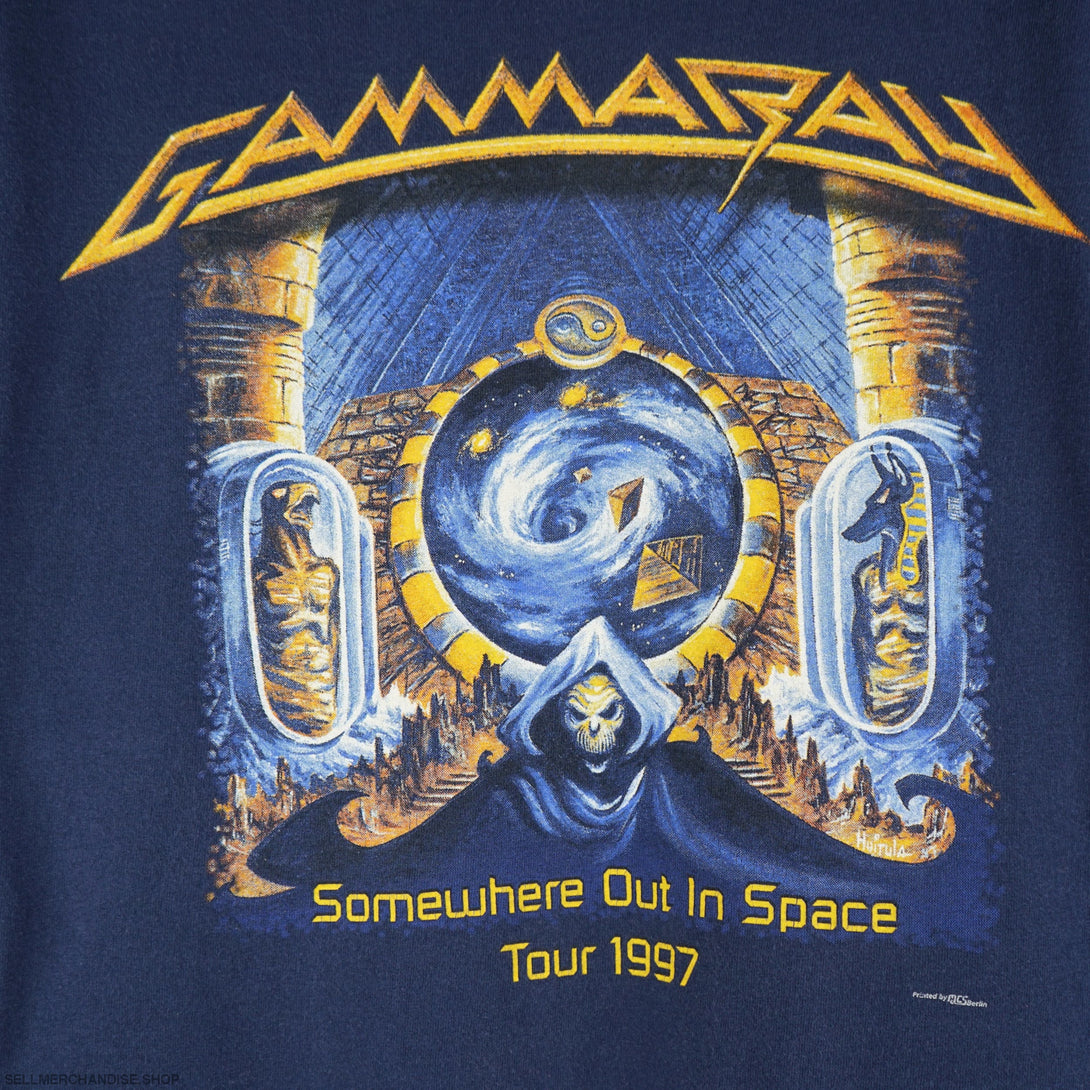 Vintage 1997 Gamma Ray World Tour T-Shirt