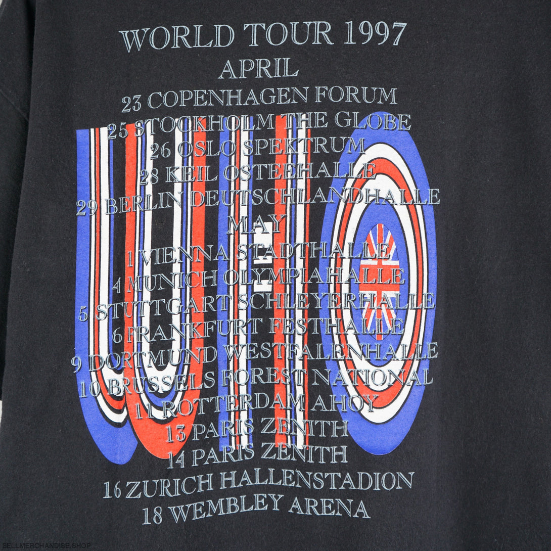 Vintage 1997 The Who World Tour t-shirt