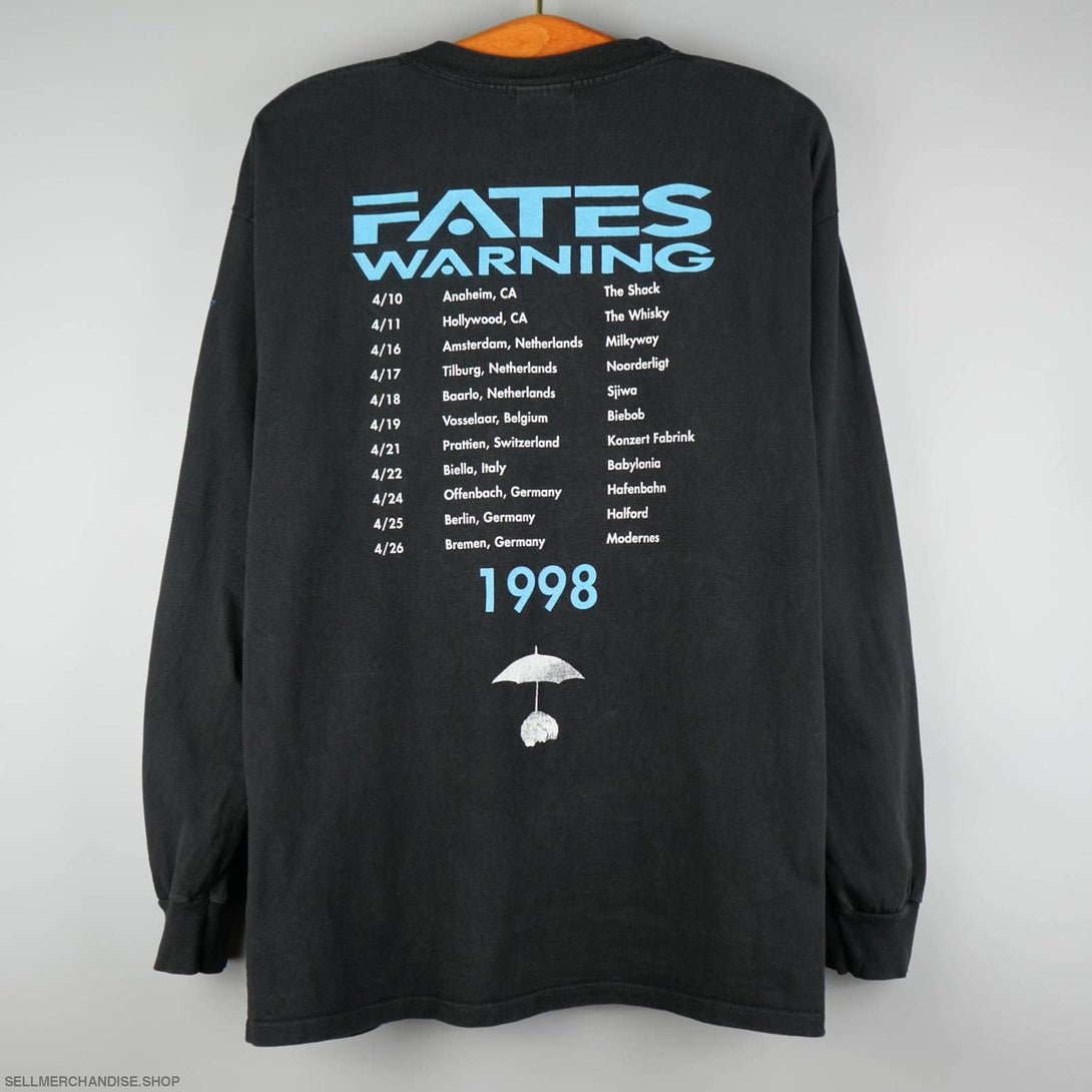 Vintage 1998 Fates Warning tour t-shirt