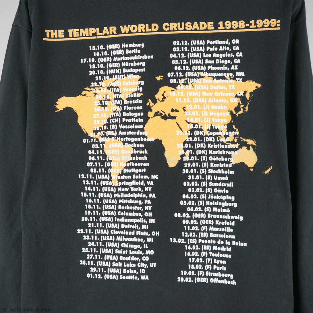 Vintage 1998 Hammerfall Tour T-Shirt