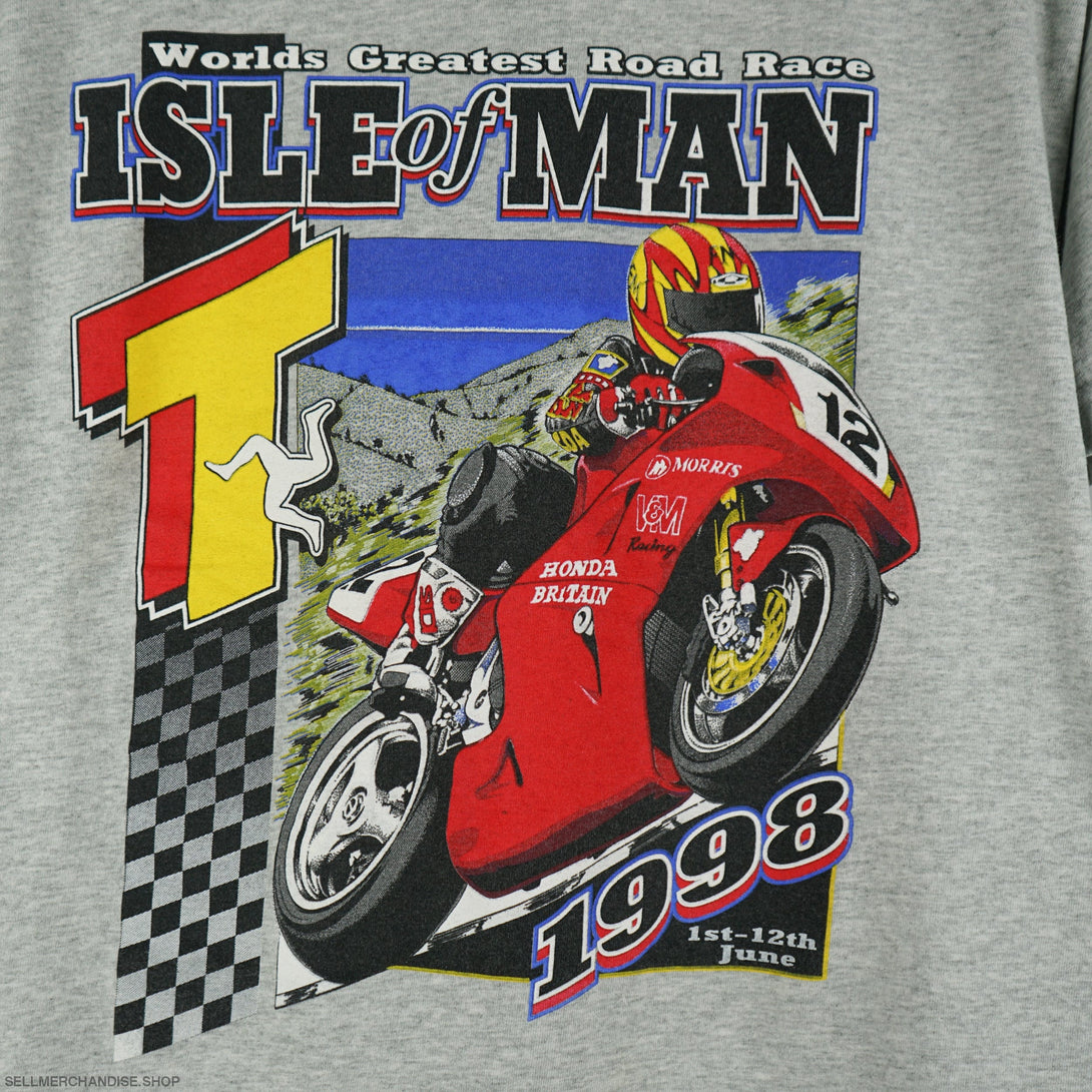 Vintage 1998 Isle Of Man Bike Championship T-Shirt