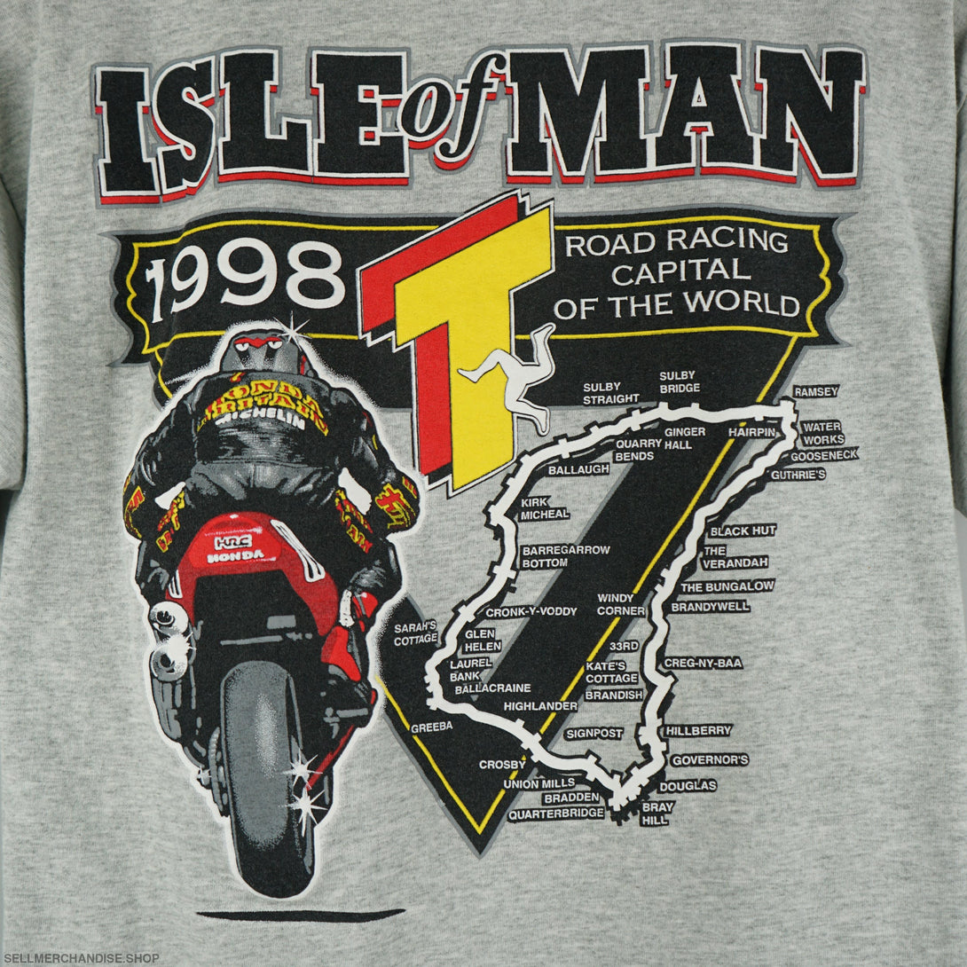 Vintage 1998 Isle Of Man Bike Championship T-Shirt