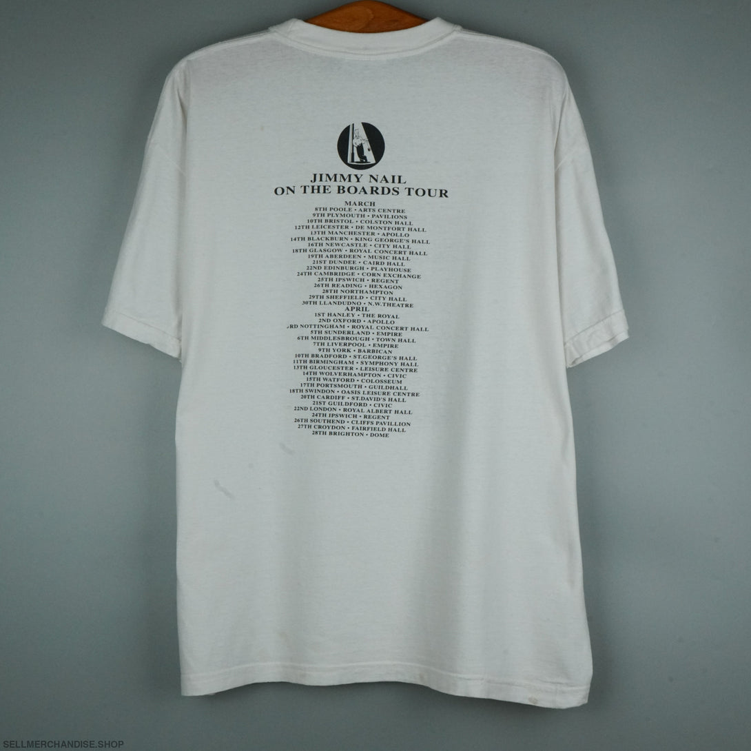 Vintage 1998 Jimmy Nail t-shirt On The Boards Tour