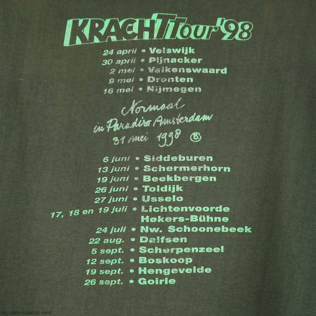 Vintage 1998 Normaal tour t-shirt H��ken Kreng