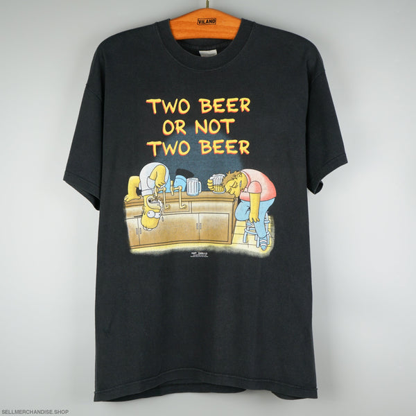 Vintage 1998 Simpsons To Beer or Not To Beer t-shirt