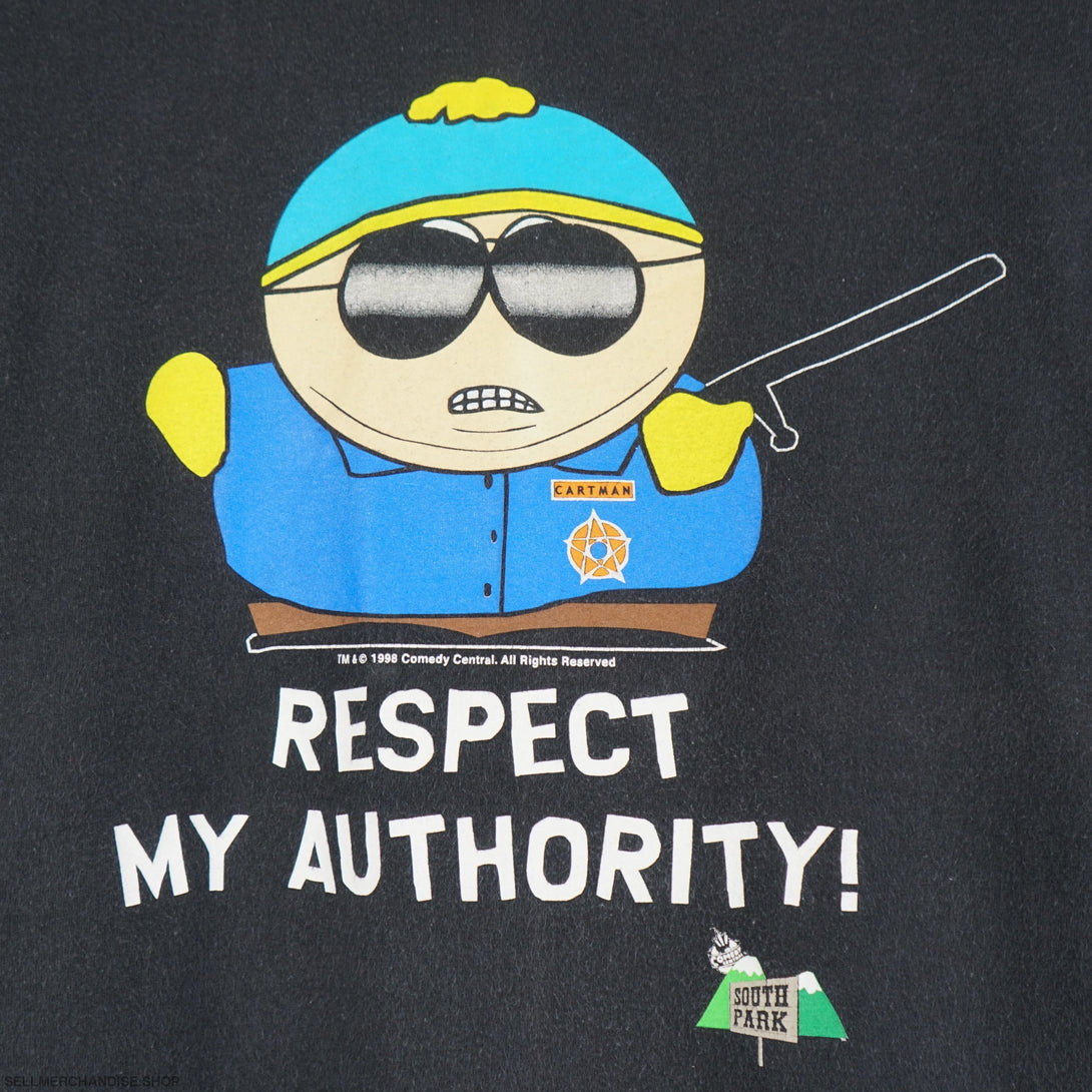 Vintage 1998 South Park Respect My Authority t-shirt