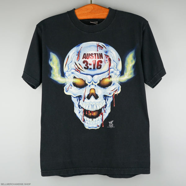 Vintage 1998 Stone Cold t-shirt Skull with blood