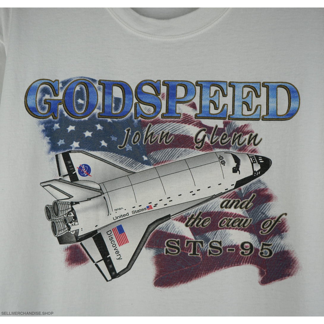 Vintage 1998 STS-95 Kennedy Space Center T-Shirt