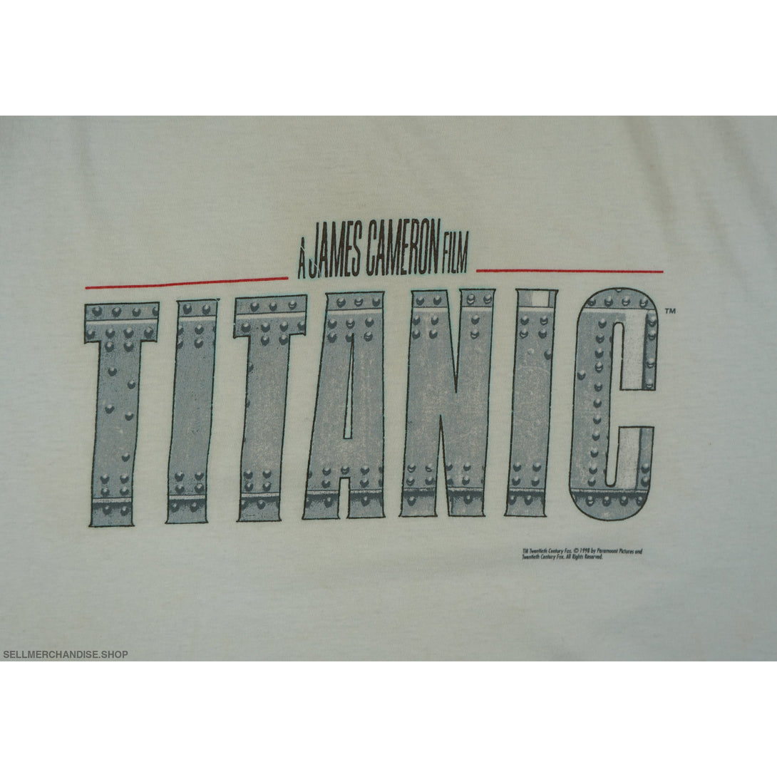 Vintage 1998 Titanic Movie T-Shirt