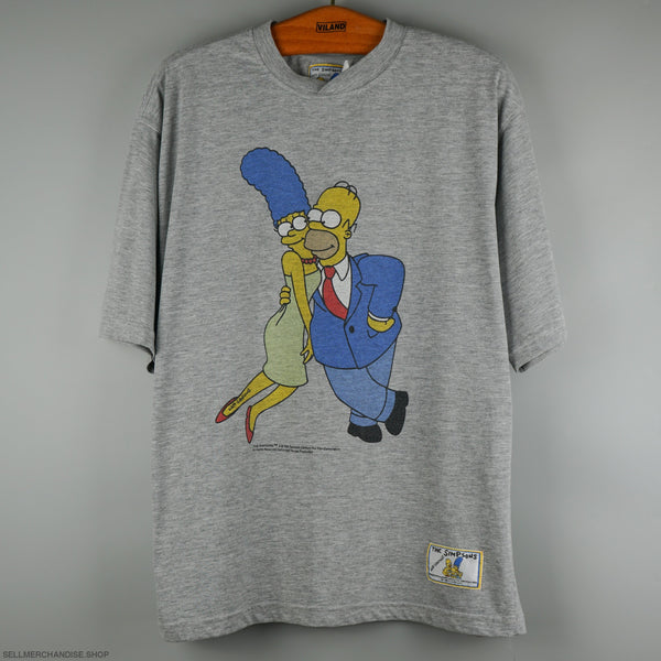 Vintage 1999 Homer and Marge Simpson t-shirt