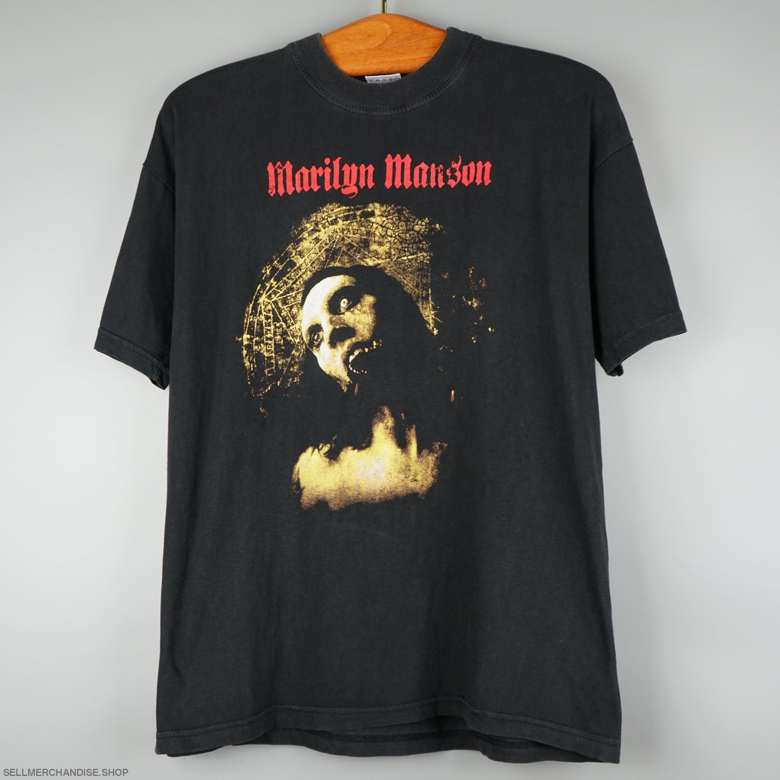 marilyn manson t-shirt HOLLYWOOD　Vintage Vintage Marilyn Manson Hollywood Tour T-Shirt – Mills Vintage USA