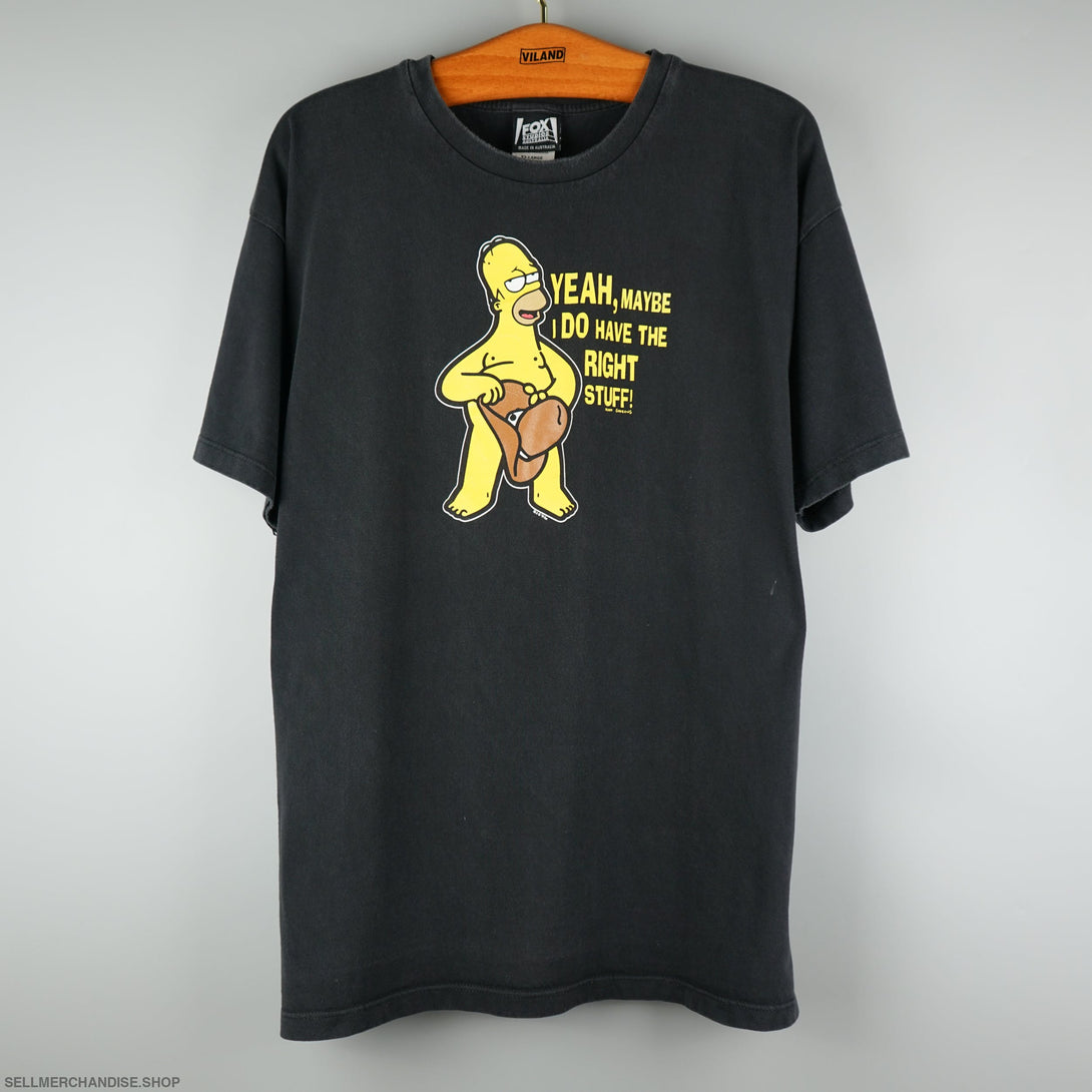 Vintage 1999 Naked Homer Simpson T-Shirt