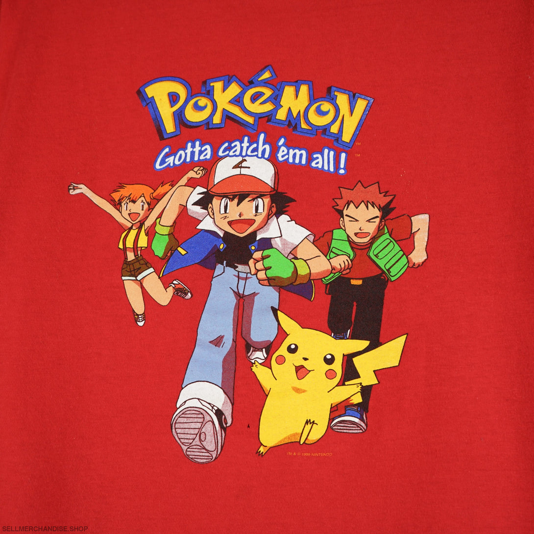 Vintage 1999 Pokemon t-shirt Ash and Pickachu