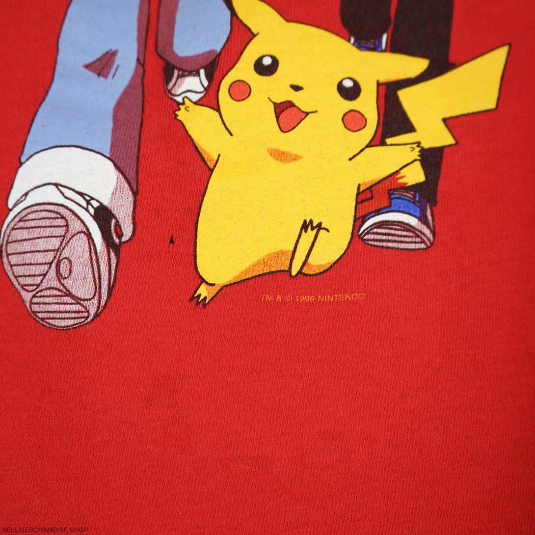 Vintage 1999 Pokemon t-shirt Ash and Pickachu