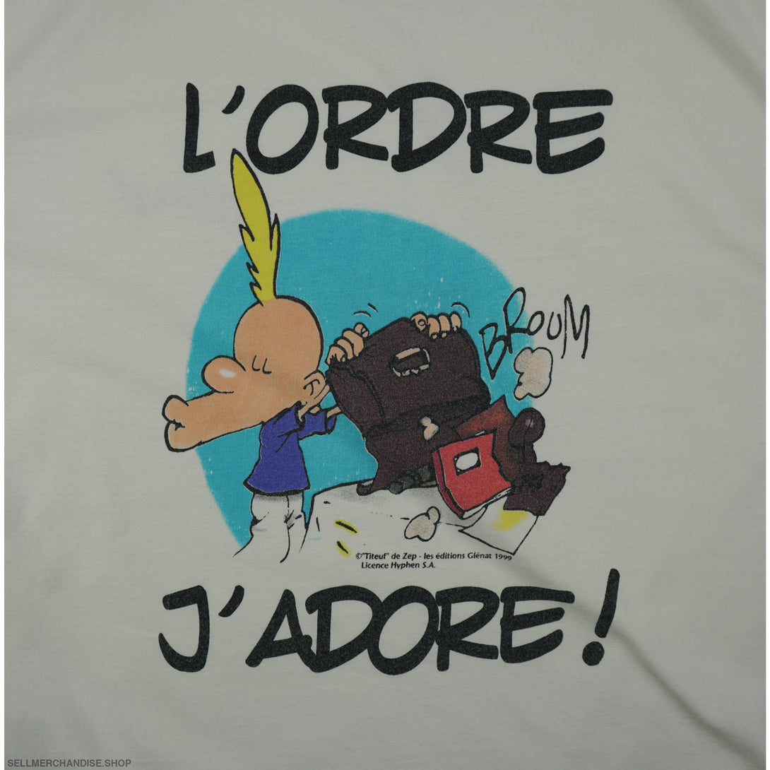 Vintage 1999 Titeuf Cartoon T-Shirt